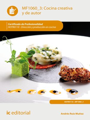 cover image of Cocina creativa y de autor. HOTR0110